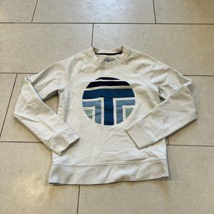 Tory Burch Logo Summer Sweatshirt Size xs Big T spell Out